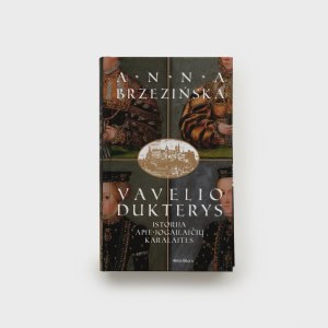 Knygos „Vavelio dukterys“ priekinis viršelis su autorės vardu Anna Brzezińska